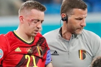 بعد إريكسن.. لاعب بلجيكا يغيب عن بقية "يورو 2020" لإصابة مروعة