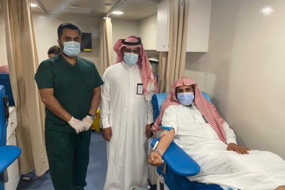 فرع الشؤون الإسلامية يشارك باليوم العالمي للتبرع بالدم 