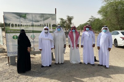 بيئة وبلدي الأحساء يقفان على تنفيذ جدرية الأحساء التراثية