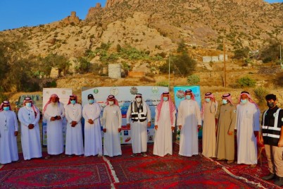 تدشين مبادرة بيئتي صحتي بجبل شدا الاعلى 