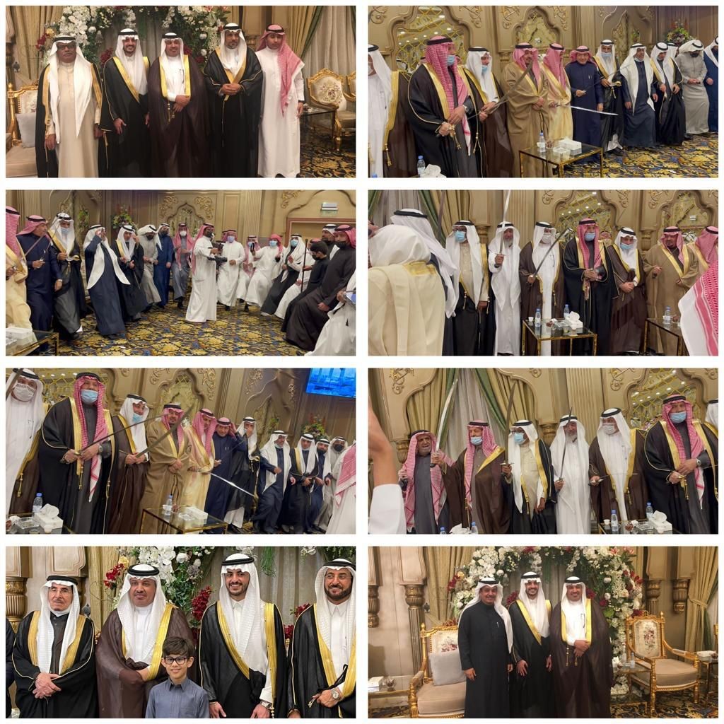 الاستاذ علي خاتم الزهراني يحتفل بزواج الشاب طارق