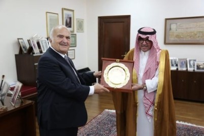 الأمير الحسن بن طلال يستقبل  رئيس المنظمة العربية للسياحة 