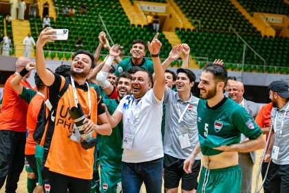 منتخبا المغرب والعراق يتأهلان لنهائي كأس العرب لكرة قدم الصالات 2022