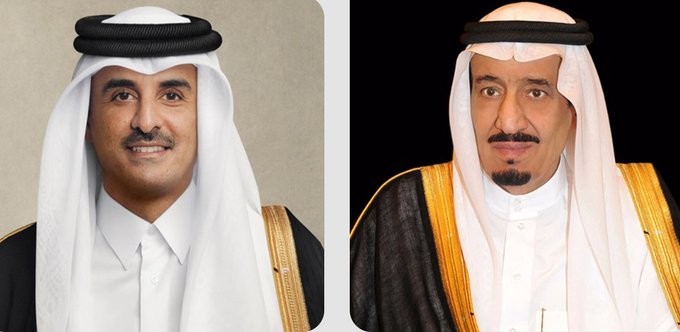القيادة القطرية تهنئ خادم الحرمين الشريفين بنجاح منظار القولون في "تخصصي جدة"