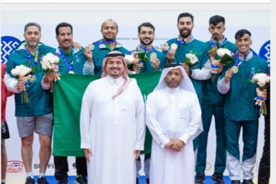 فهد بن جلوي : يتوج طاولة الأخضر بالذهب الخليجي .. وبانتظار المزيد لحصد الذهب بالألعاب الخليجية 