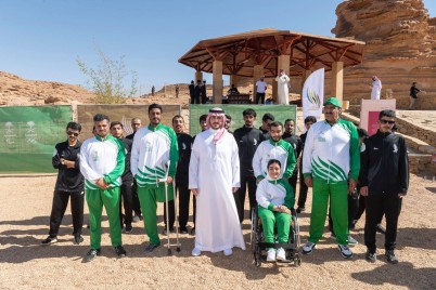 سمو أمير منطقة الجوف يتسلّم شعلة دورة الألعاب السعودية 2022