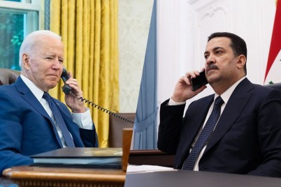 الرئيس الأمريكي يبحث مع رئيس الوزراء العراقي العلاقات الثنائية بين البلدين