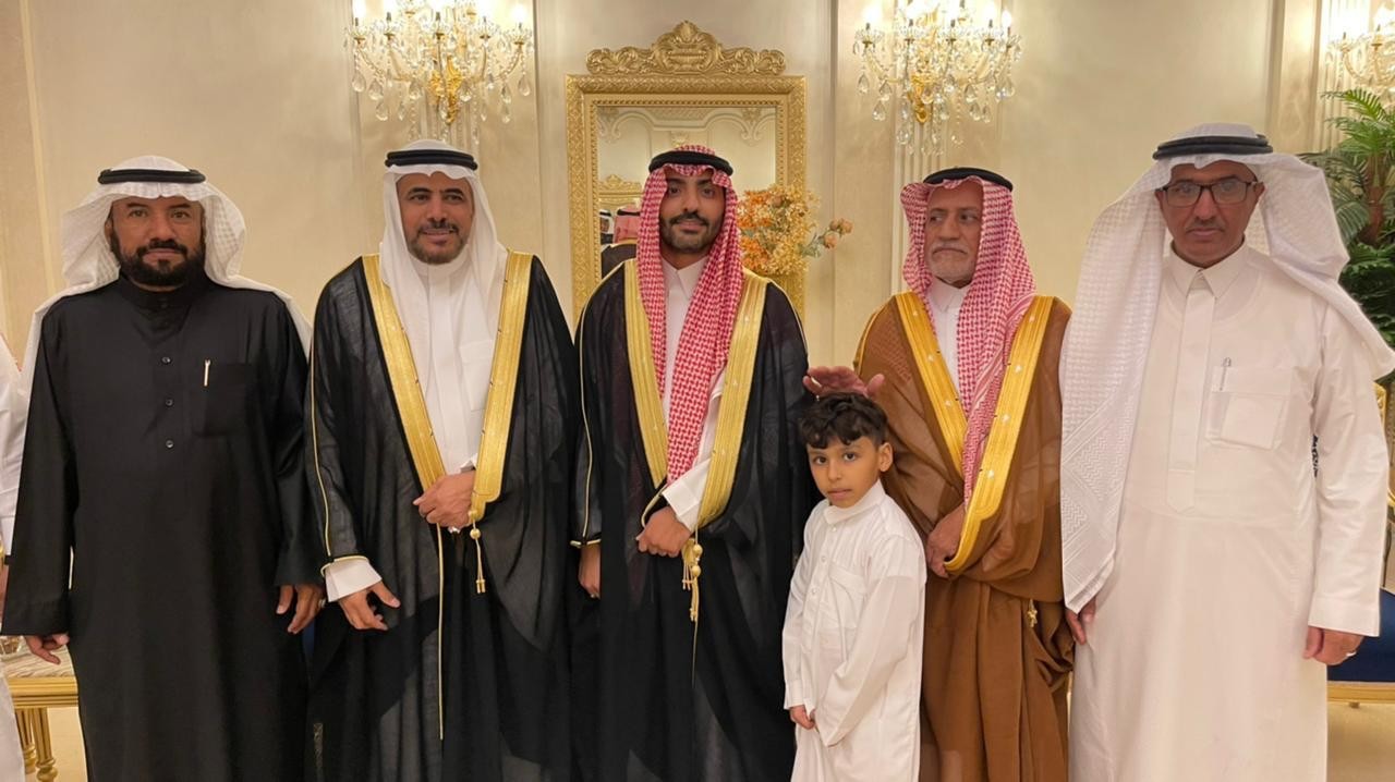 آل العطاس يحتفلان بزفاف بسام على رغد