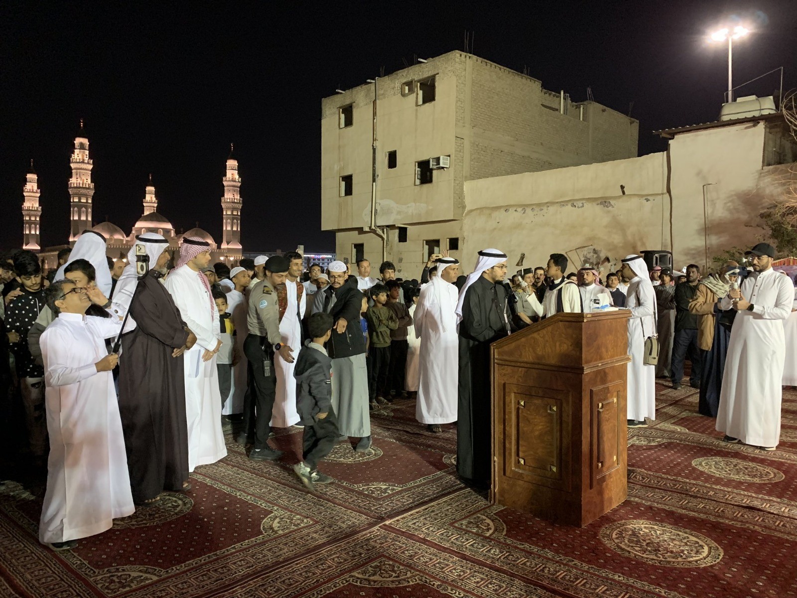 حفل توديع أهالي حي قباء ضمن مشروع توسعة مسجد قباء
