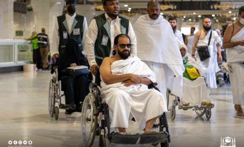 استحداث خدمة جديدة داخل الرواق السعودي لخدمة ضيوف الرحمن