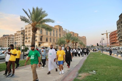 تحت شعار (امشِ 30 دقيقة) : انطلاق فعالية المشي بصحة مكة